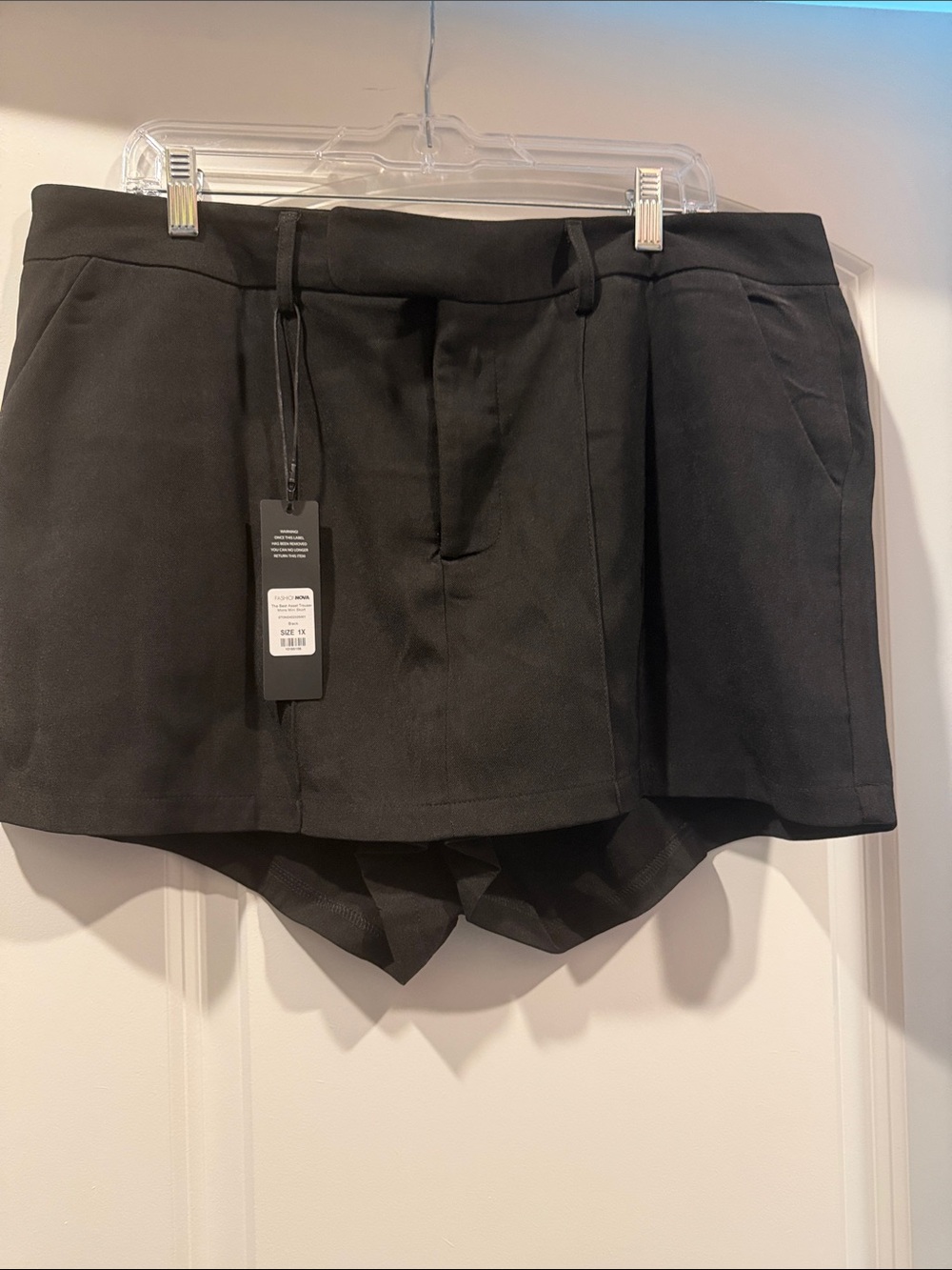 Fashion Nova Black Women’s Skort Shorts